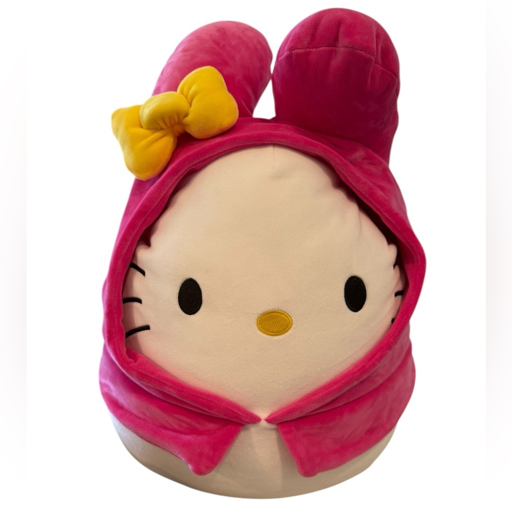 SQUISHMALLOWS X SANRIO Large Hello Kitty in My Melody Hoodie